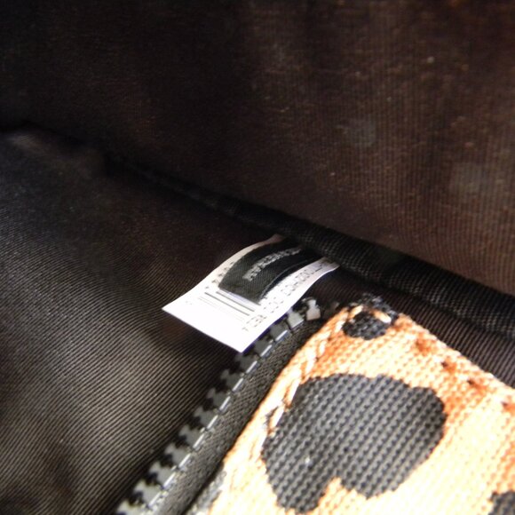 EUC MARC JACOBS THE TOTE BAG MEDIUM CHEETAH ANIMAL PRINT CROSSBODY CANVAS BAG - Picture 8 of 10